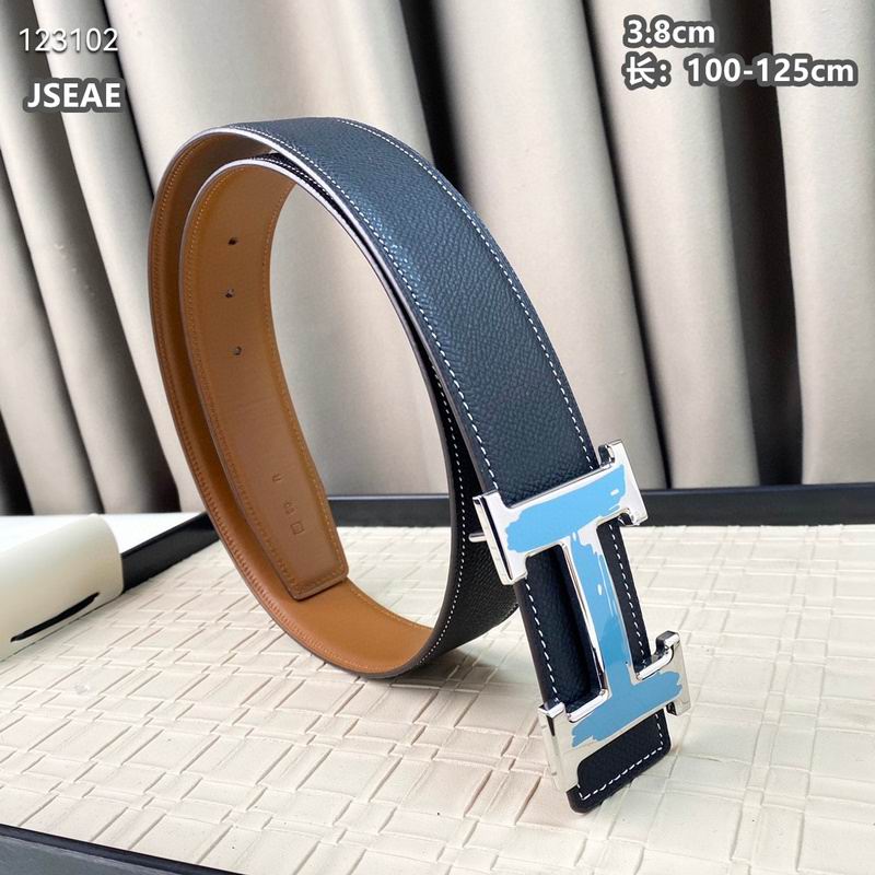 Hermes belt 38mmX100-125cm 8L13